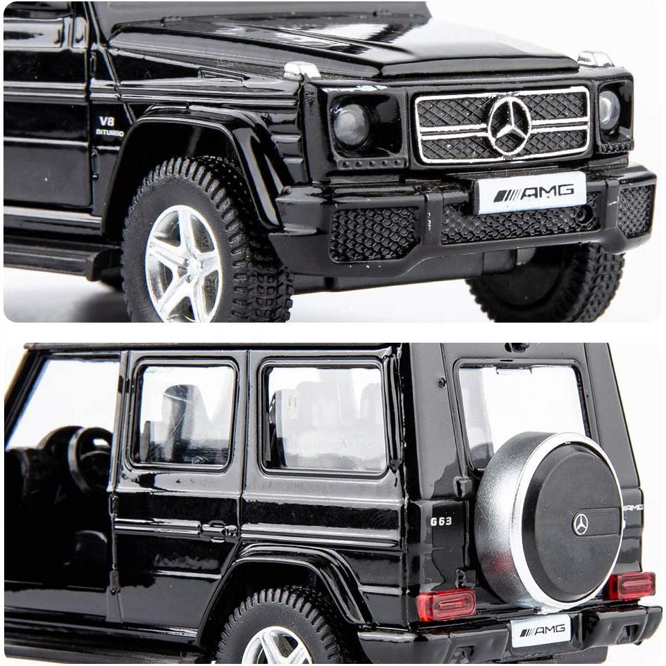 1/36 Scale G63 Casting Car Model, Zinc Alloy G Wagon Toy Car for Kids, Pull Back Vehicles Toy Car for Toddlers Kids Boys Girls Gift