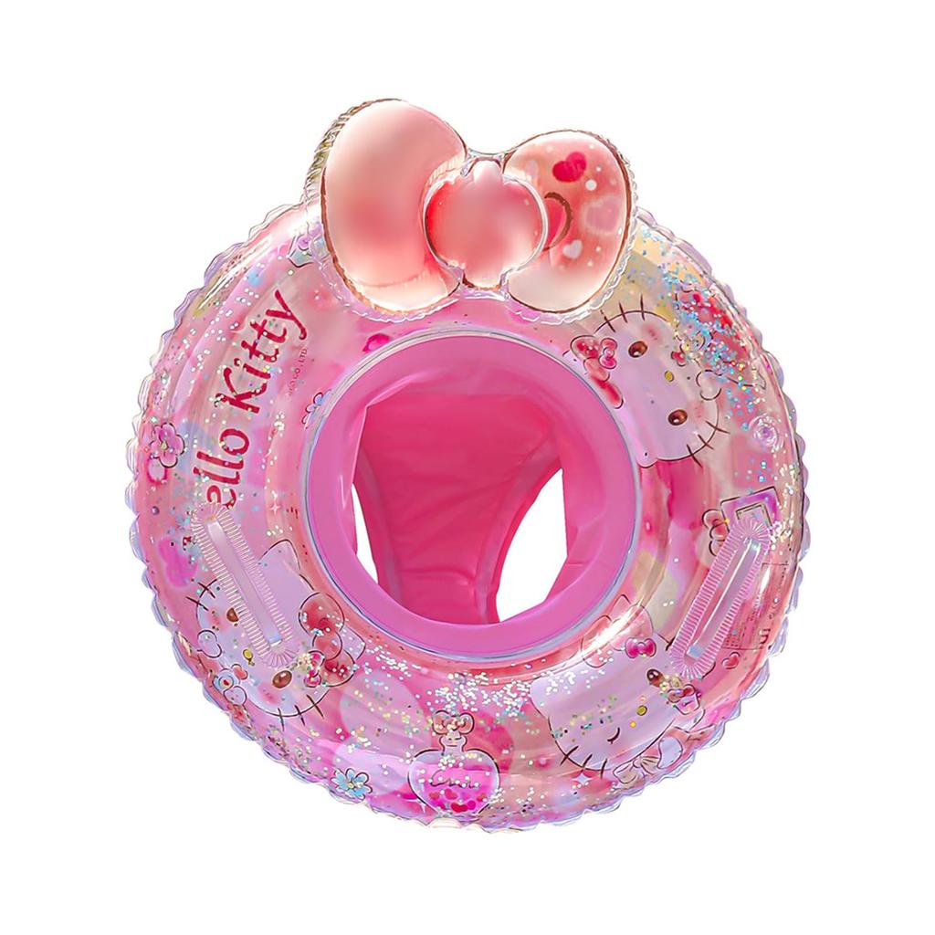 Deniko Float for Baby Foot Baby Strong Swimming Cute For Water Girls Kitty Foot Kids, Float, Hole, Sanrio, Float, Float, Buoyancy, Ring, Print, Play,