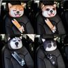 1PC Personalized Creative Car Cartoon Cute Seat Belt Shoulder Cover 3D Husky Cat and Dog Neck Pillow