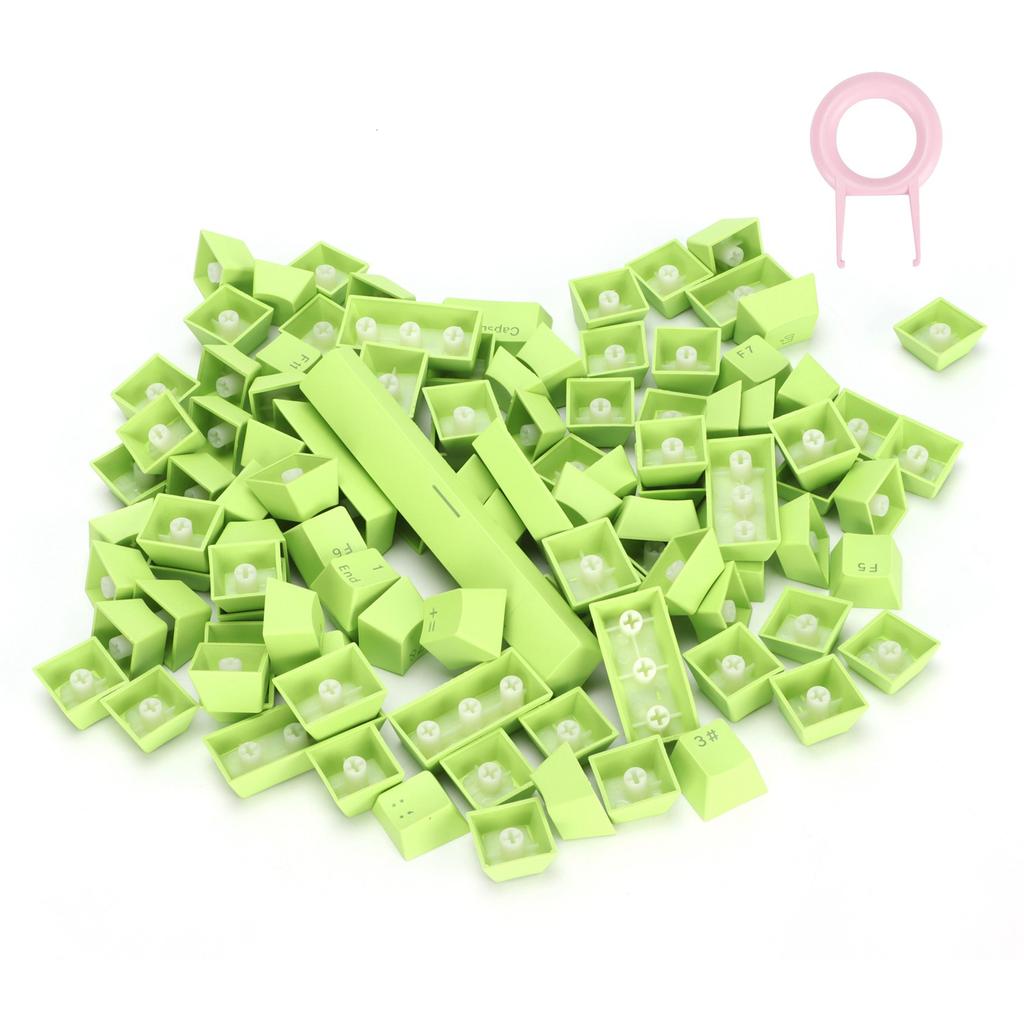 PBT Keycaps Ergonomic Design Oil Resistant Colorful 108 Key Video Game Keycap for Mechanical