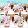 Bunny Plush Adorable Toy Lightweight  Key Chain For Backpack Decoration And Gift