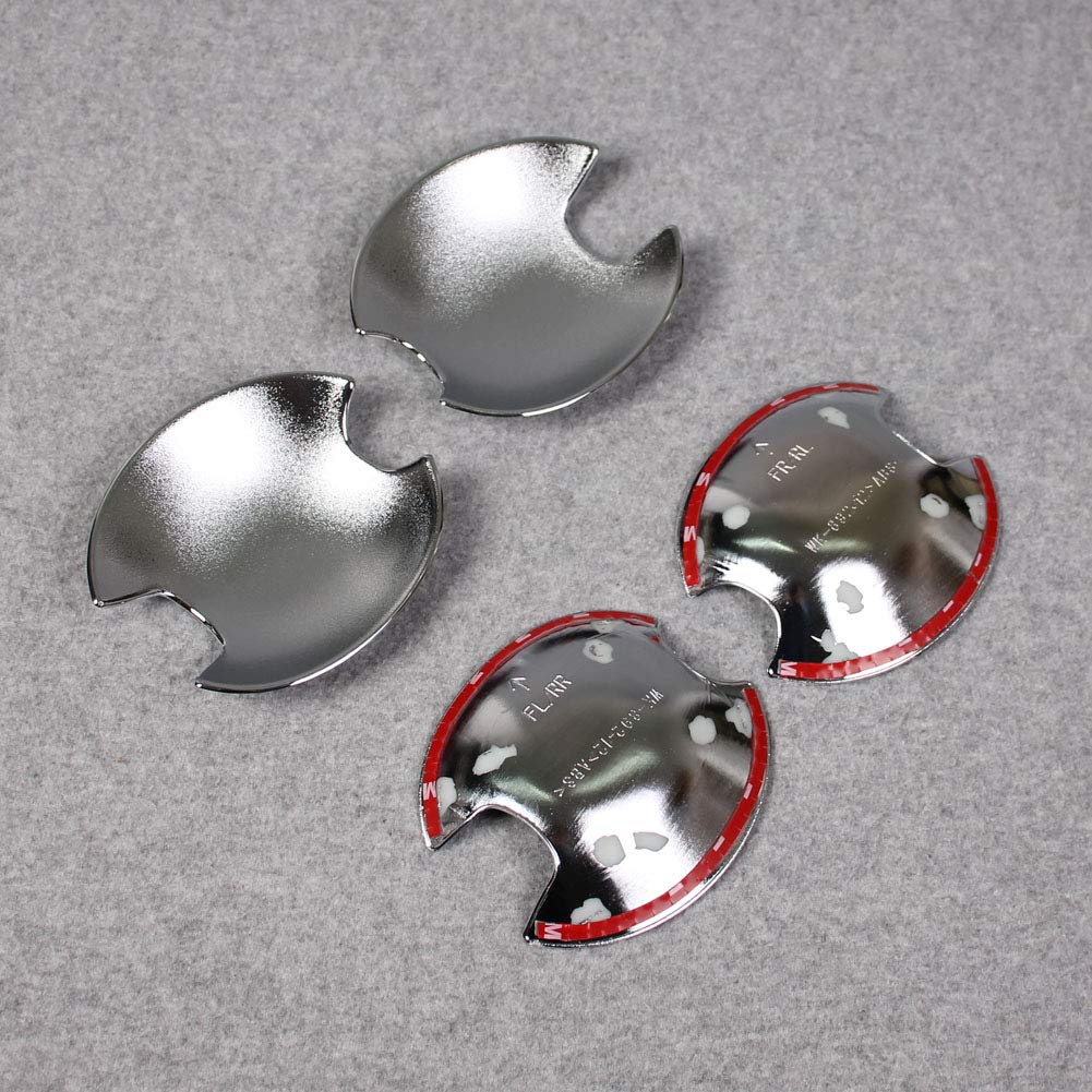 RUIQ Mitsubishi Delica D:5 Standard Grade Exclusive, Exterior, Chrome Plated Door Handle Protector, Cover,