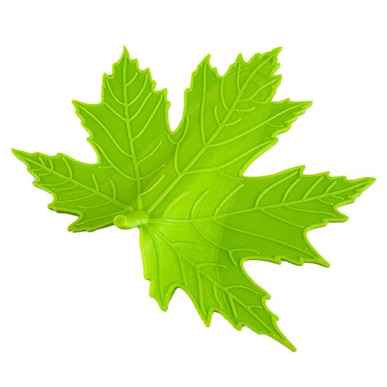 Green Maple Leaf Door Stopper Wedge 3D Printed Simulation Leaf Model Windproof Anti-collision Carpet Tile Concrete Wooden Floor Decorative Doorstop