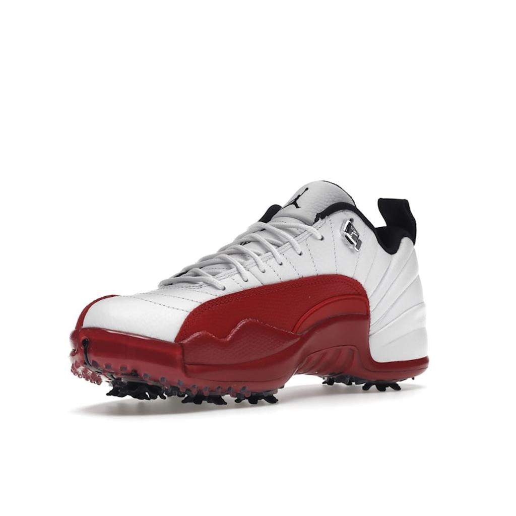 Air Jordan 12 Low Golf Cherry Unisex Sneakers White Metallic-Silver Varsity-Red DH4120-161