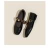 Fashion French Style Flat Ballet Shoes Women's Mango Head Soft Retro Mary Jane Shoes Leather Version Low Heel Round Toe Rubber Sole