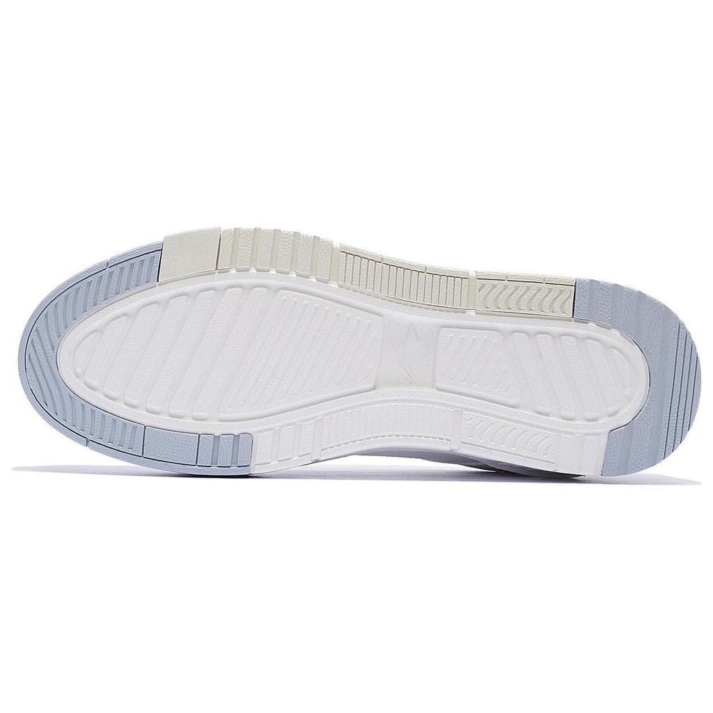 Li Ning Ace V2 Fabric Synthetic Leather Durable Breathable Low Top Skate Shoes Men Sneakers White Gray AGCS155-1