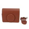 Camera Case Fashion PU Leather Protection Bag with Shoulder Strap for Fuji Instax Mini Evo Camera