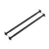 2 Pcs 101mm Metal Dog Bone Drive Shafts for FS 53633 51805 51806 110 Scale RC Car (Black)
