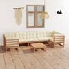 Day and Night - Day and Night Garden Furniture Set 8 Pieces Honey Brown Pine Wood Cushions