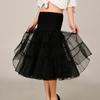 Women Underskirt See-through Match Dress Skirt Chic High Waist Wedding Crinoline for Party