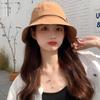 Women Irregular Cotton Sunshade Bucket Hat Solid Color Wide Brim Visors Thin Fisherman Hats JK Korean Girl Travel Basin Cap