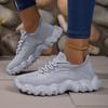 Fashion Luxury Women's Shoes High Quality Summer Running Breathable Mesh Fabric Thick Sole Anti Slip Fashion Versatile Training Shoes