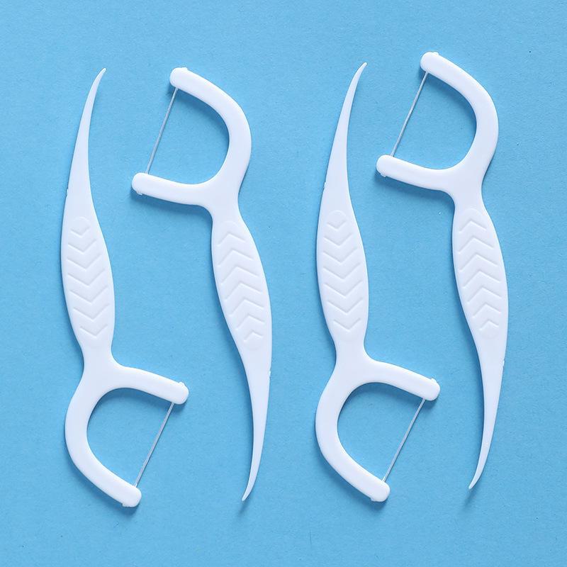 Enjoy 50 Large Boxes of Disposable Dental Floss Picks for Clean Teeth