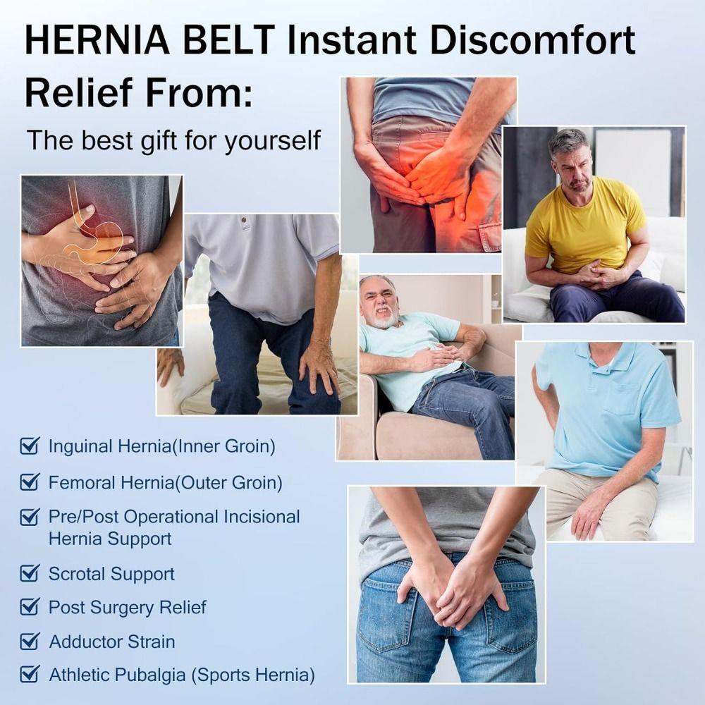 Breathable Inguinal Hernia Support Comfortable Hernia Guard Durable Hernia Truss  Recovery