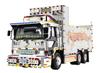 Aoshima Bunka Kyozaisha Value Deco Truck Series SP Kunie Love Box Plastic Model 1/32 (Deep Dump)