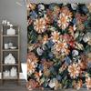 Spring Flower Shower Curtain, Bathroom Decorative Shower Curtain, Waterproof Shower Curtain with Hooks