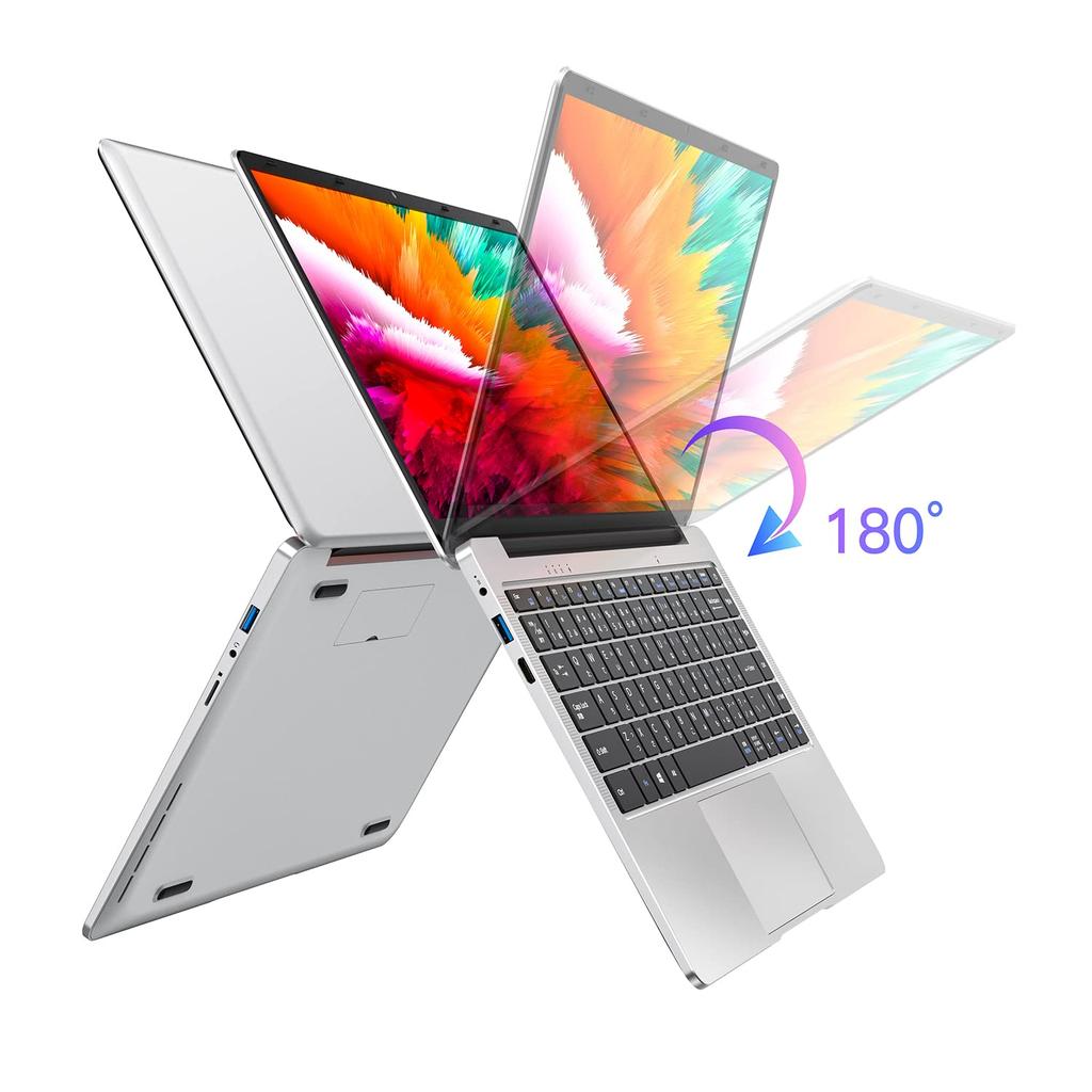 Dobios Windows 11 Slim Laptop with N3350 Full HD Japanese 5G Multiple Perfect for Working from and 12GB and a 256GB SSD Office, High-Performance