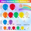 96Pcs Balloons Arch Garland Kit Reusable Colorful Balloons Set DIY Latex Birthday Party Balloons Different Size Party Supplies