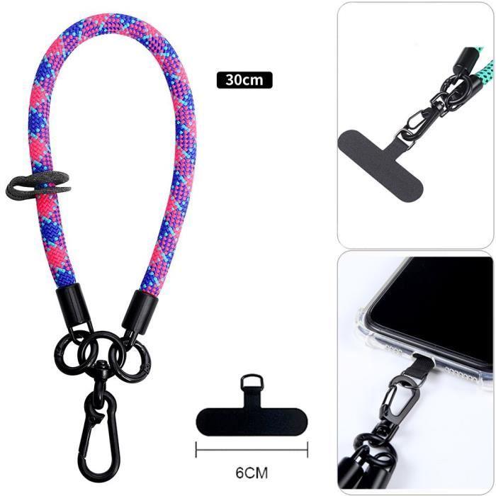 Coque pour Samsung Galaxy A25 5G, Protection Antichoc en Silicone Hybride avec Dragonne Tricolore Amovible