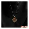 Tarot Vision Necklace All-Seeing Eye Pendant Necklace Tarot Card Symbol Pendant with Smooth Rotation Mystic Divination for Spiritual Guidance Fate