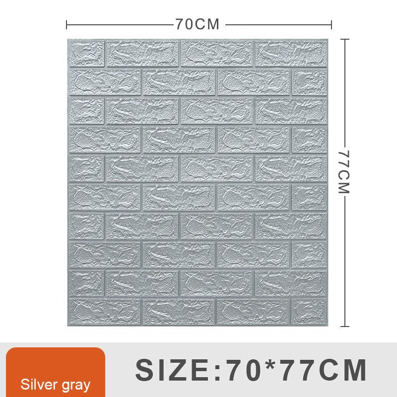 10/20 Piece Self Adhesive Wall Stickers for Home Decor Muticolor DIY Waterproof Foam Wallpaper Living Room Kitchen TV Background Tools for Decorating