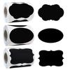 120Pcs/Roll 3 Styles Removable Blackboard Stickers Waterproof Chalkboard Labels 1.4*2.2in for Home & Kitchen