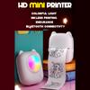 Mini Pocket Thermal Instant Photo Printer Label Maker Machine BT Wireless Connect Compatible with