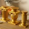 Roman Pillar Greek Column Statue Candle Holder Resin Figurine Home Desktop Decor Ornament Photography Prop Architectural Detail