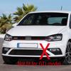 Car Front Bumper DRL Fog Light Lamp Trim Grille Cover Frame Lid Bezel For VW Polo 6C Hatchback 2014 2015 2016 2017