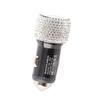 USB Car Charger 5V Rhinestone Decoration Dual Port Fast Charging Adapter Car Interior
