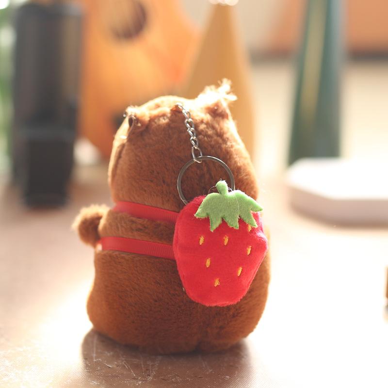 Cute Cute Kapibala Pendant Plush Toy Doll Capybar Bag Hanging Decoration Keychain Doll Doll
