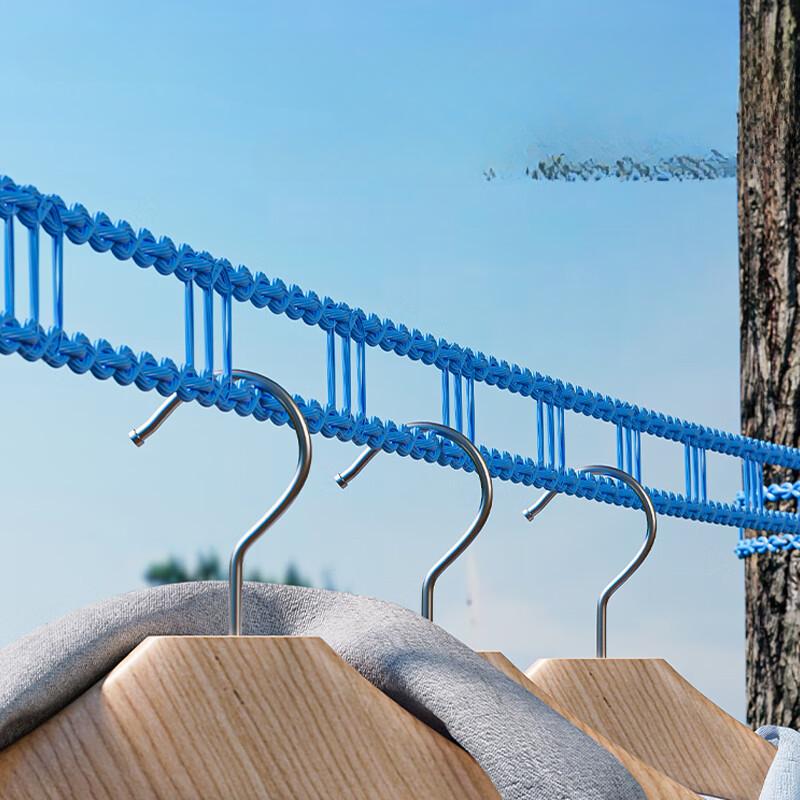 5 Rolls of Travel Outdoor Non-slip Windproof Thicker Colourful Bag Fence Clothesline