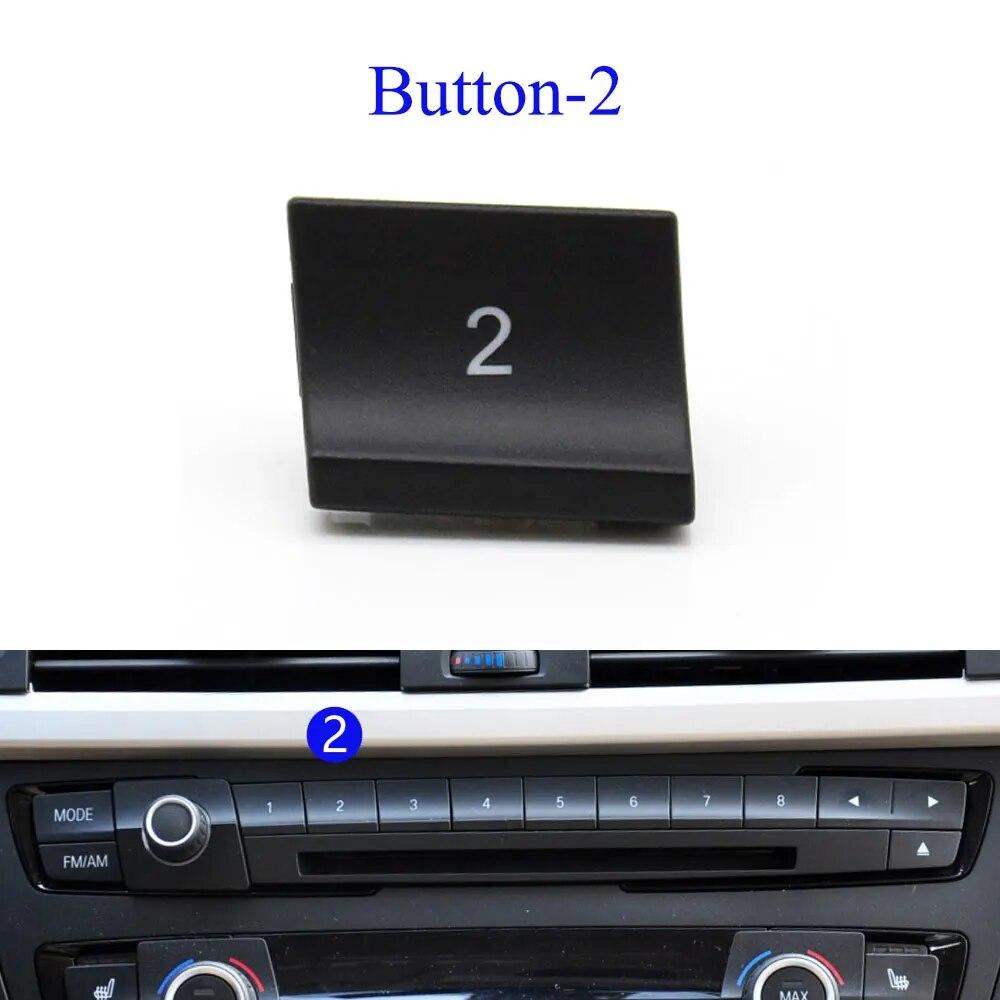 Dashboard Console Air Conditioning AC Vent CD Player Control Cap AC Button Key Replacement For BMW F20 F21 F22 F30 F35 F34 F36