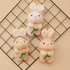 Cute Cute Pastoral Rabbit Pendant Plush Toy Doll Rabbit Bag Hanging Keychain Doll Doll