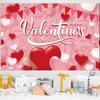 115cmx180cm Valentine's Day Photography Backdrop Happy Valentine's Day Banner Home Party Decor