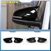 Side Wing Rearview Mirror Cover For Hyundai IX25 2020-2025 Glossy Black Cap Sticker Trim Mirror Shell