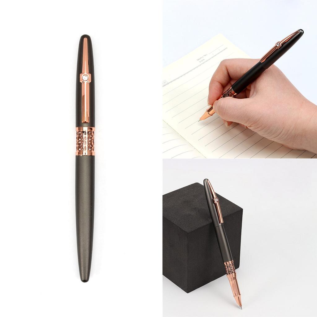 Metal Fountain Pens Smooth Writing Pens Calligraphy Pen Business Pens Ink Pens School Office Supplies Signature Pens