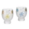 Adelia Sake Glass Pair Set, Four Seasons, Autumn Leaves, 145ml [Premium Nippon TasteSake GlassSake] Made In Japan, Comes In a Cosmetic Box, Birthday