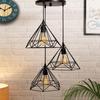 Hanging Light Diamond Cluster, Ceiling Lights for Home Decoration, Pendant Light, Chandelier for Living Room Modern, Balcony Decor, Diwali Decoration