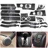 Carbon Fiber Look Car Interior Decor Kits Trim Sticker For Honda CR-V CRV 2007-2011