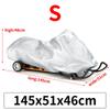 Winter Outdoor Silver Snowmobile Cover Universal Waterproof Dustproof Anti-UV All-Purpose Trailer Sled Cover Motorcycle Cover