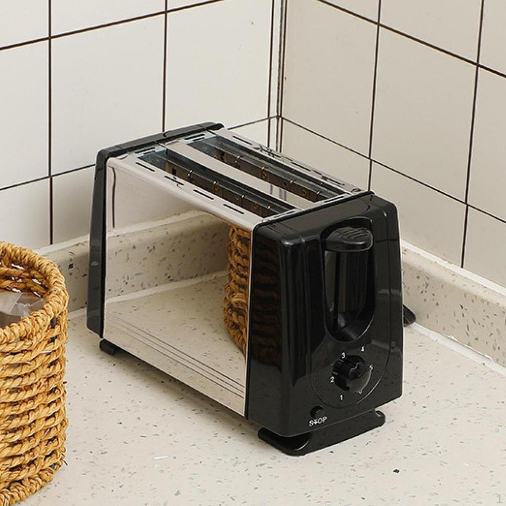 Electric Toaster Breakfast Maker Machine 2 Slices US Plug Adapter Kitchen Appliances Fast Heating