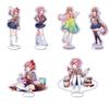 Japan Anime Doki Doki Acrylic Stand Model Hot Figure Cosplay Plate Holder Topper Birthday Fans Christmas Desk Decor Plate Gift