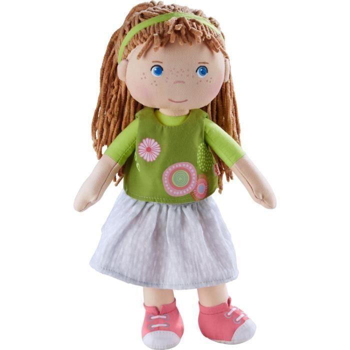 Poupée En Peluche - Haba - Hedda Junior - 30 Cm - Vert - Coton/Polyester