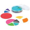 Learning Resources Rainbow Fraction(R) Circles for Fraction Learning, LER 0617