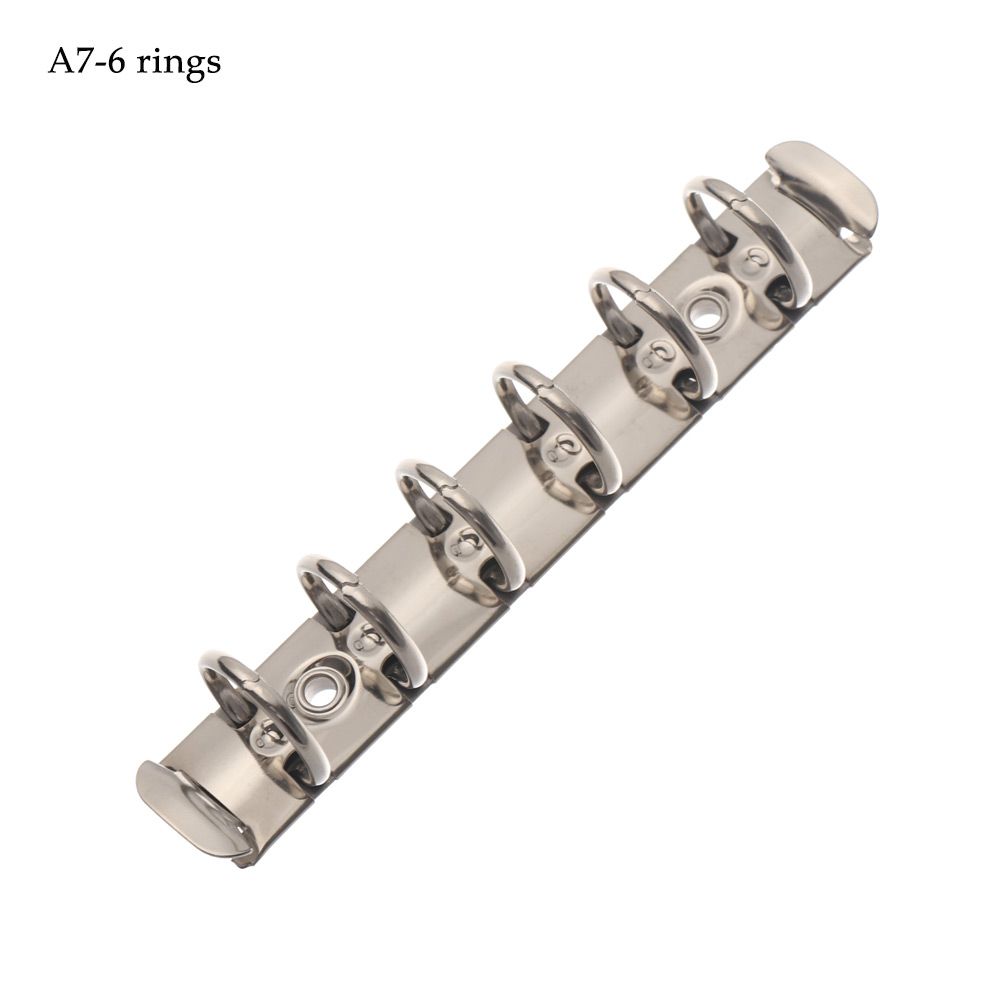 Notepad Accessory Metal Binder Clip Loose-leaf File Folder Ring Binder Notebook Binding Hoops