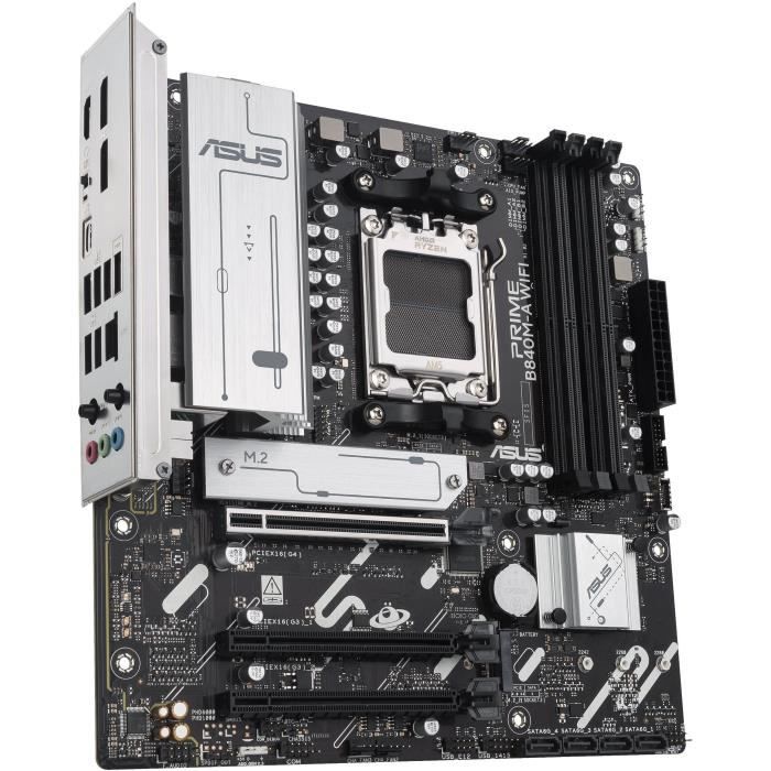 Carte mère - ASUS - PRIME B840M-A WIFI - AMD B840 - Emplacement AM5 micro ATX