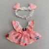 Multicolor Doll Clothes Accessories Hairband Suspender Toy Cap Dress Suit  Cotton Stuffed Doll