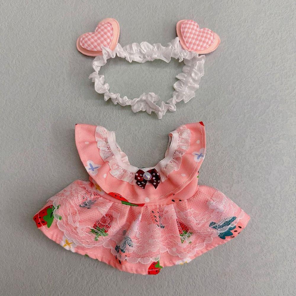 Multicolor Doll Clothes Accessories Hairband Suspender Toy Cap Dress Suit Cotton Stuffed Doll