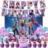 K-POP Witch Squad Birthday Party Decor Kit Themed Banner Balloons And Signsfor Music Dance Theme Celebration Fan Meetings Classroom Decor